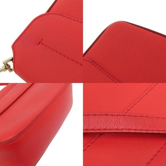 GIVENCHY Red Leather Shoulder Bag - Picture 8 of 11